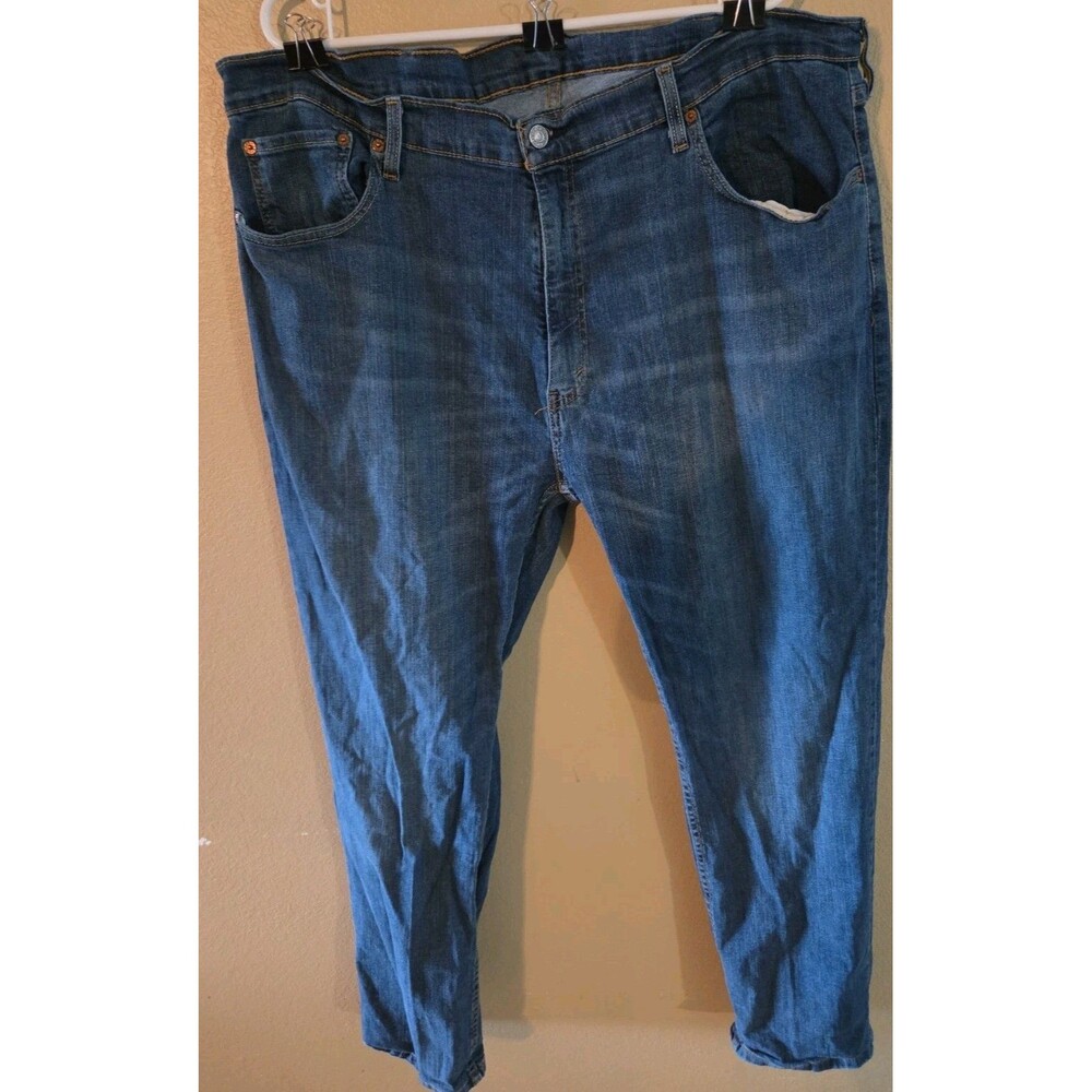 Levi’s 559 Relaxed Straight Jeans 42x32 Medium Wash WaterLess Denim